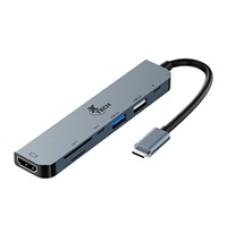 Xtech Adaptador - Xteh USB-C 7-in-1 Multiport adapter XTC-57 Xtech Adaptador - Xteh USB-C 7-in-1 Multiport adapter XTC-57