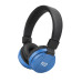 KlipX audifono bluetooth con microfono Fury - Plegable azul