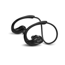 KlipX Audifonos deportivos bluetooth con microfono - NFC - negro