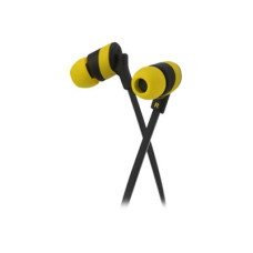 KlipX Audifono KolorBudz 3.5 mm Amarillo - Klip Xtreme