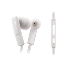 KlipX audifono C - control y mic jack 3.5 Blanco - Klip Xtreme