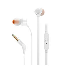 JBL Headphone T110 Wired In - ear White S. Ame