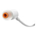 JBL Headphone T110 Wired In - ear White S. Ame