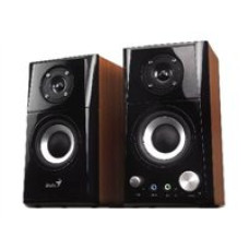 Genius Parlantes SP - HF500A 14Wrms 3.5mm Madera - Negro