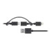 Belkin Cable Micro - USB con Cable Lightning Adapter 1 mt Blac