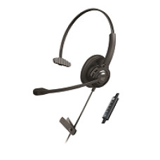 Klix Audifonos on ear con mic control vol. USB monoaural