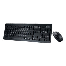 Genius Kit C130 Slimstar teclado y mouse usb color negro