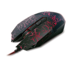 Mouse Gamer 2500dpi 6 Botones Negro - Rojo XTM-510 - Xtech