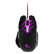 Xtech mouse gaming 6 botones hasta 3200DPI USB