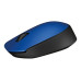 Logitech Mouse inalambrico M170 azul 3 botones