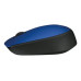 Logitech Mouse inalambrico M170 azul 3 botones