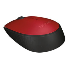 Logitech Mouse inamabrico M170 Rojo 3 botones
