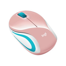 Logitech Mouse inalambrico mini rosado M187