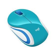 Logitech mouse inalambrico M187 azul brillante