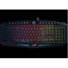 Genius Teclado Gaming K9 Negro USB 7 colors ultra durable