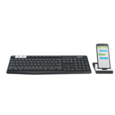 Logitech Teclado inalambrico y BT K375S + soporte celular