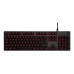 Logitech Gaming G413 Keyboard backlit USB Carbon - Silver