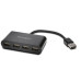 Hub USB Pockethub Mini 2.0 4 Puertos USB Negro K39120 - Kensington